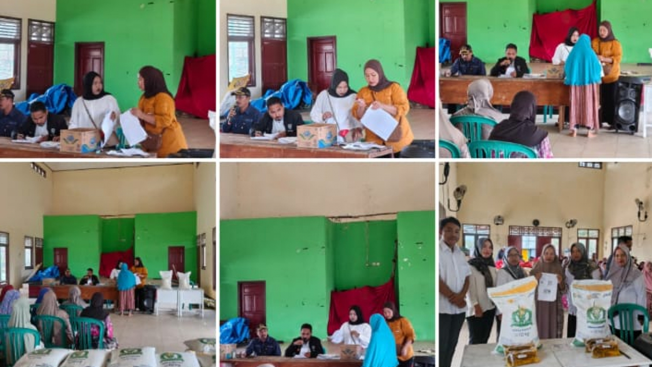 Bantuan Pangan Bulog Sukses Dibagikan di Sembuluh Satu