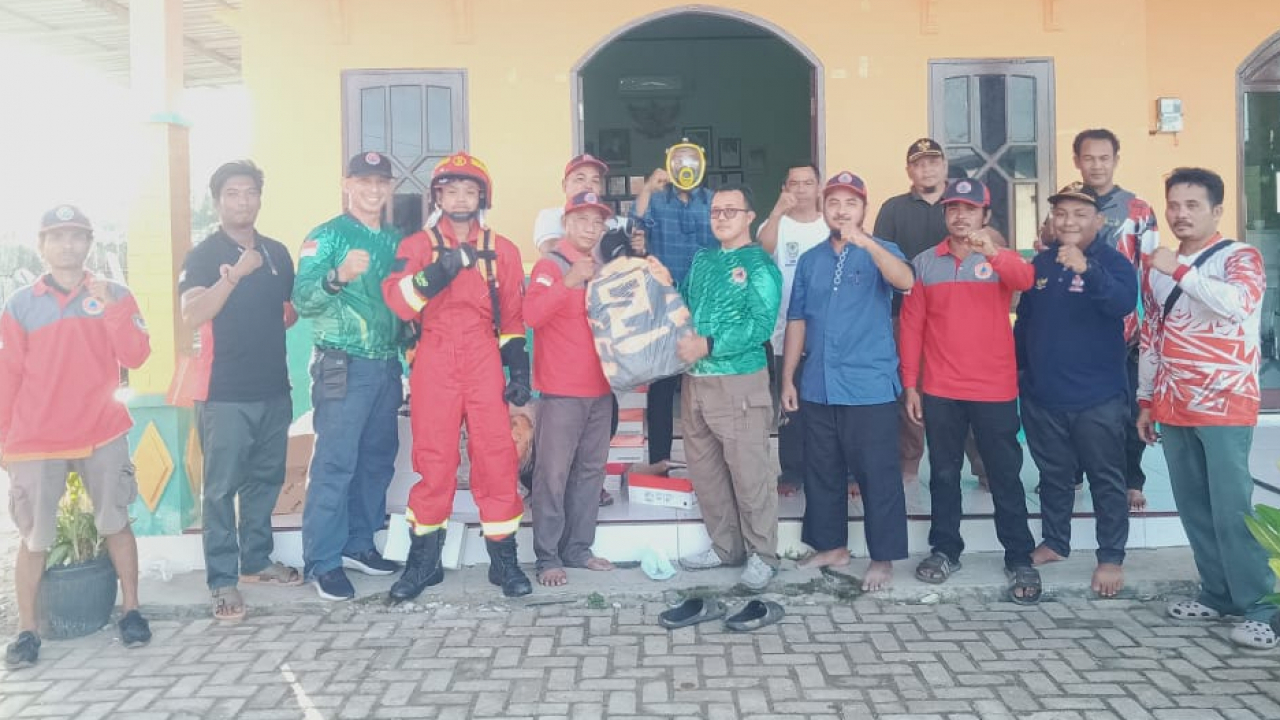 Desa Sembuluh Satu Terima Bantuan Sapras MPA dari BPBD Seruyan