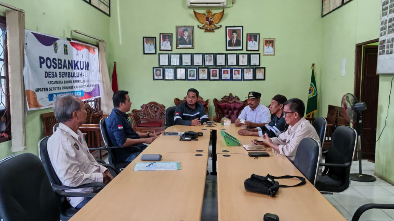 P3MD Pantau & Evaluasi Pembangunan Desa Sembuluh Satu