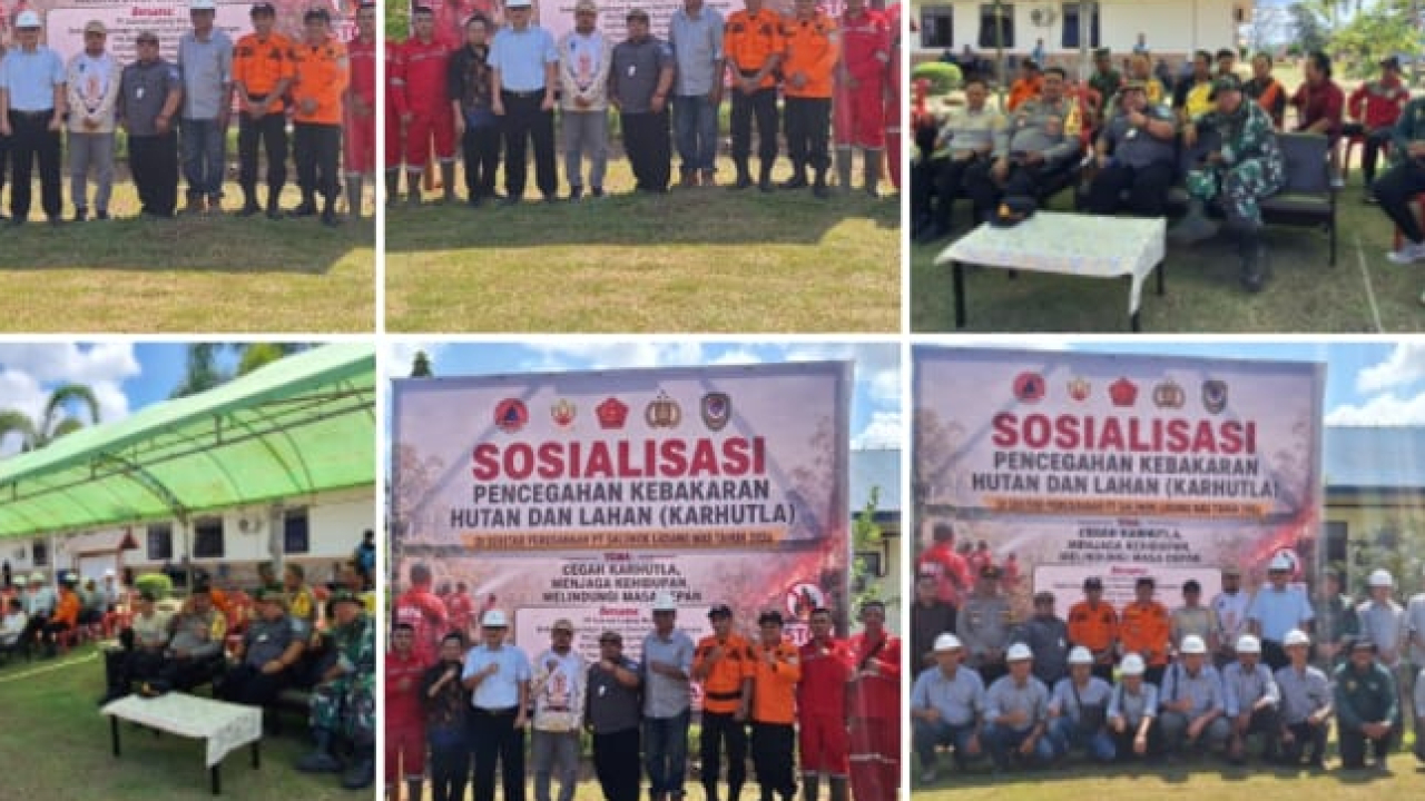 PT. SLM Gelar Sosialisasi Pencegahan Kebakaran Hutan dan Lahan (Karhutla) sebagai Upaya Mitigasi Risiko di Musim Kemarau