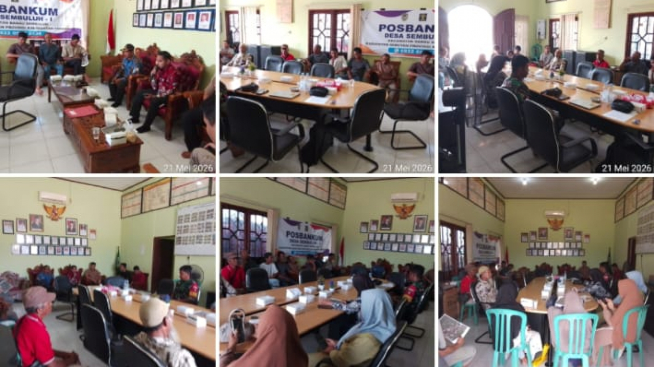 Rapat Penanaman Dalam Rangka Rehabilitasi DAS atas nama PT. Sawitmas Nugraha Perdana, yang berada pada Kawasan Hutan Produksi di Desa Sembuluh I