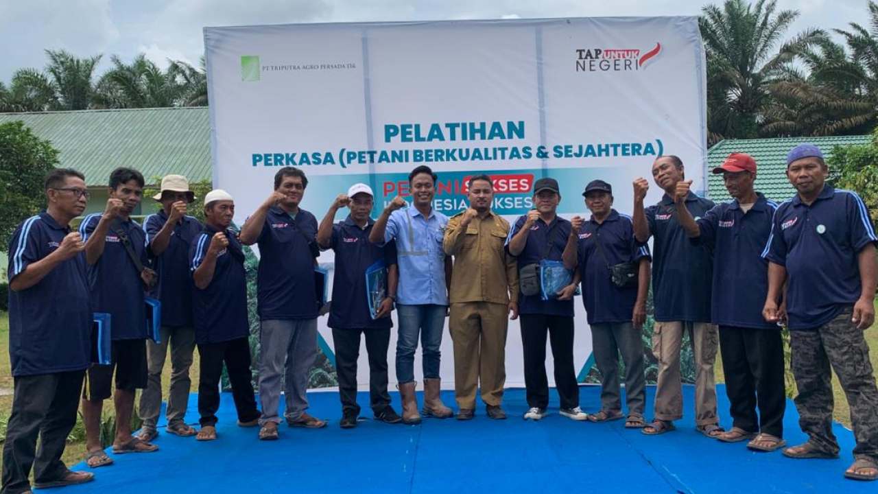 Kepala Desa Sembuluh I menghadiri kegiatan Opening Ceremonial Program Pelatihan Petani Berkualitas dan Sejahtera (PERKASA) oleh PT. Triputra Agro Persada Wilayah Kalteng