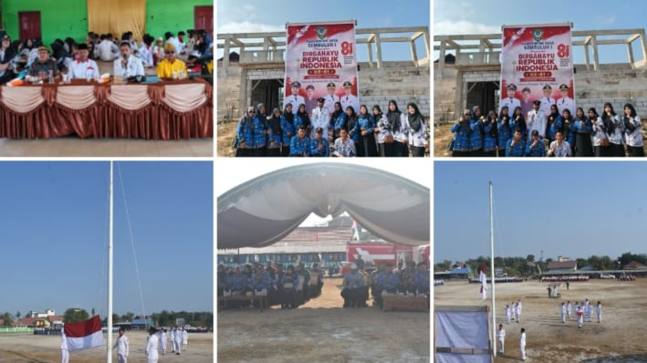 UPACARA BENDERA MEMPERINGATI HUT KE-81 KEMERDEKAAN REPUBLIK INDONESIA