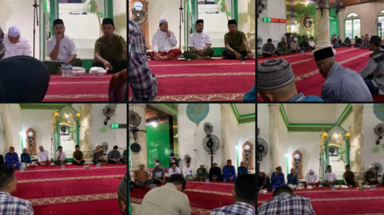 PT. Salonok Ladang Mas (USTP Group) buka bersama dengan masyarakat Desa Sembuluh