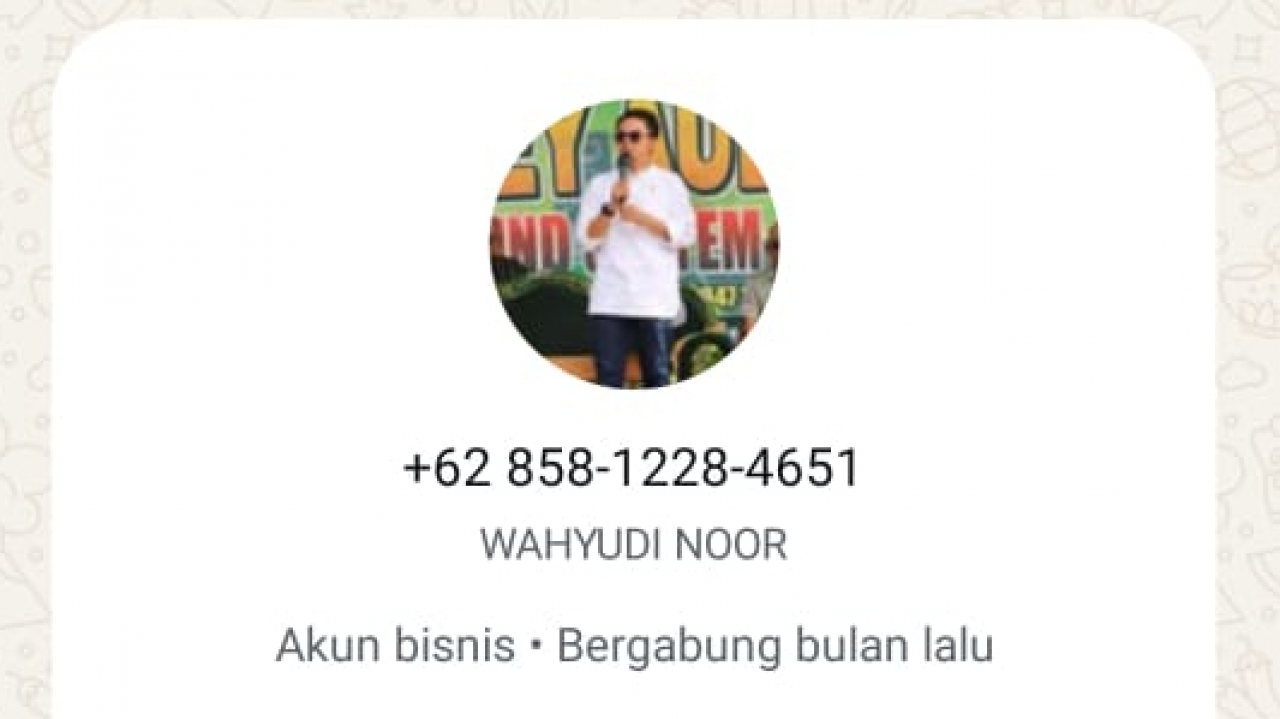 WASPADA! Foto Kades Terawan Disalahgunakan untuk Penipuan
