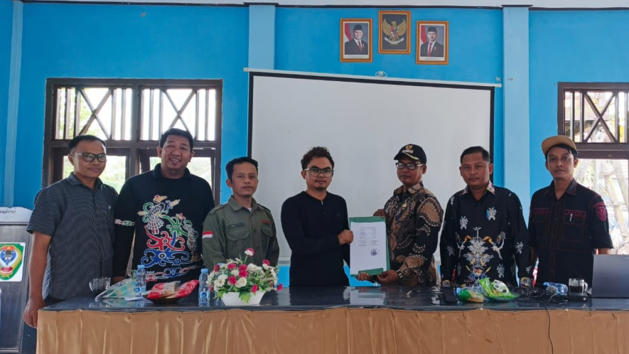 Kepala Desa Terawan Menghadiri Rapat Persiapan Pelacakan Batas Desa