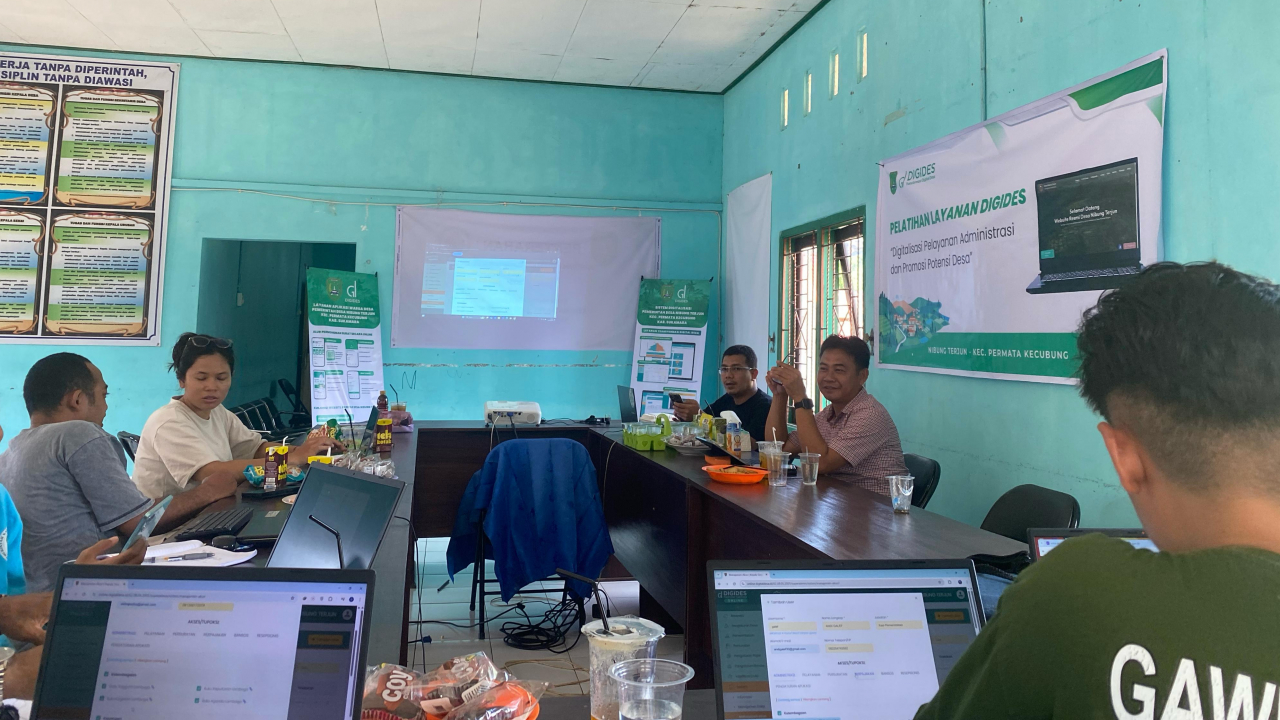 Pelatihan Digides di Desa Nibung Terjun: Menuju Desa Digital