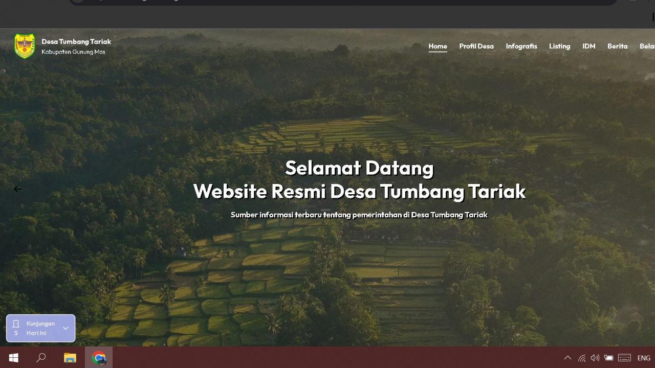 Launching Website Resmi Desa Tumbang Tariak Guna Mendukung Informasi Secara Luas
