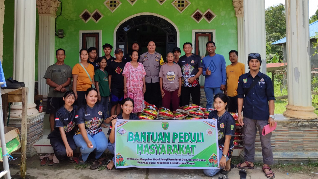 Penulis: @utusmatarahSembako PT.BBB dan Kerja Bakti Eratkan Warga Matarah