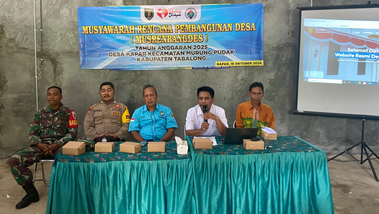 Musrenbang Desa Kapar Dalam Penetapan RKPDes Tahun Anggaran 2025