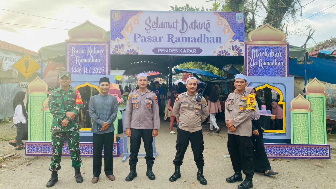 Peninjauan Kondusifitas Bazar Kuliner Ramadhan di Desa Kapar
