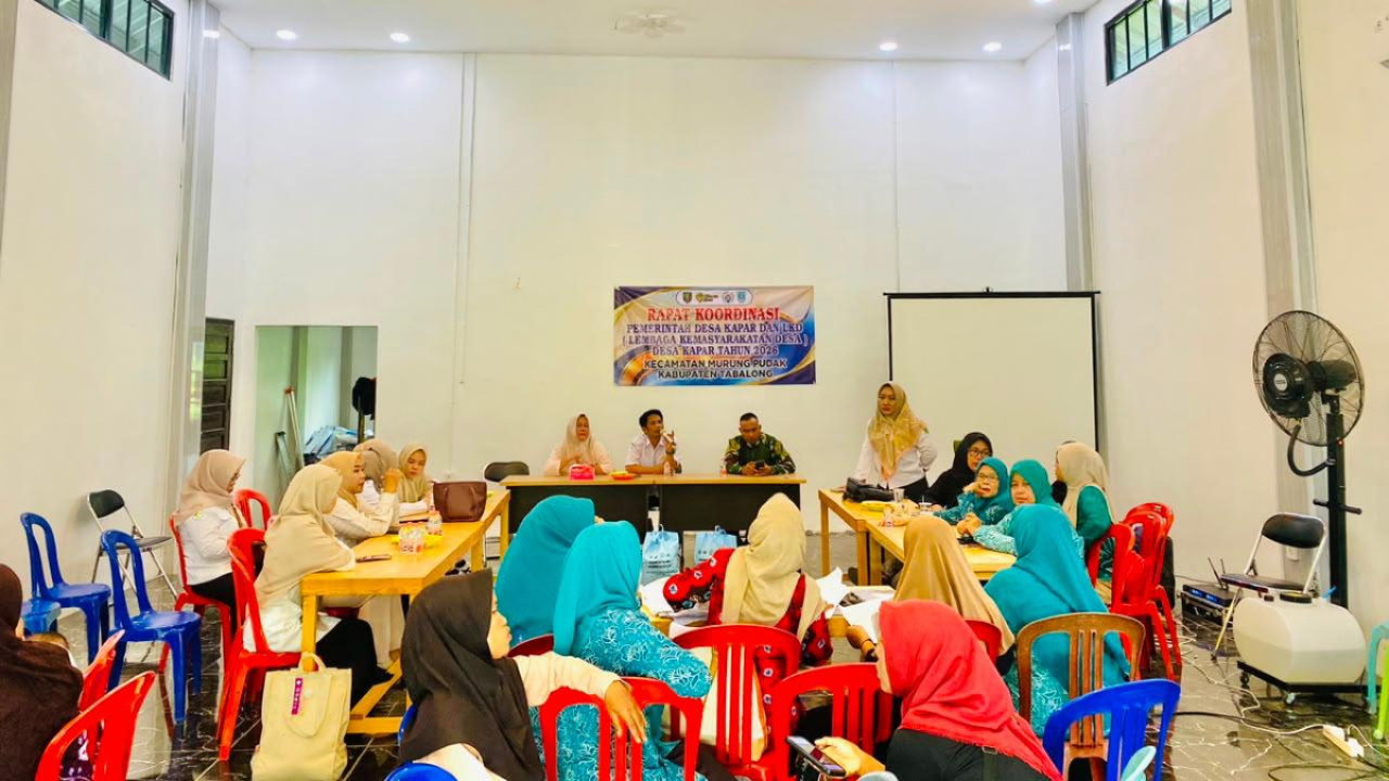 Desa Kapar Gelar Rapat Koordinasi Persiapan Lomba PHBS Tingkat Kabupaten Tabalong Tahun 2026