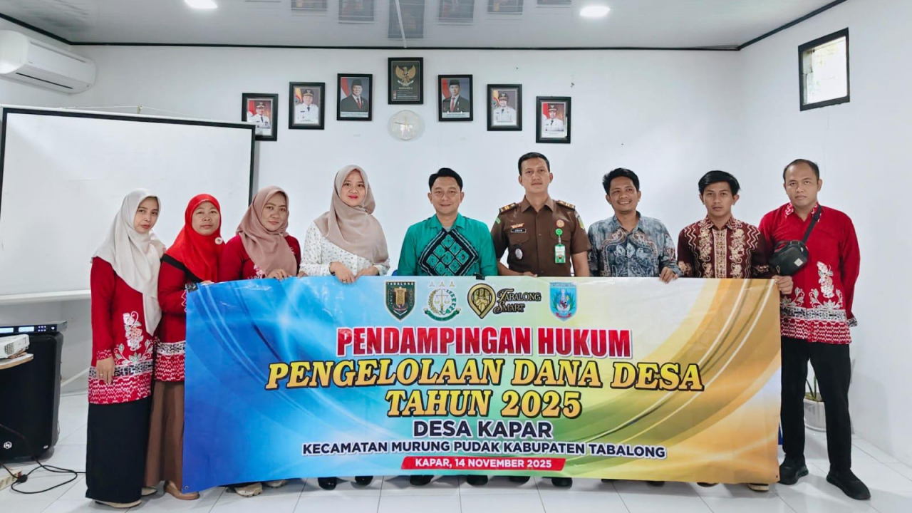 Kejari Tabalong Laksanakan Pendampingan Hukum Pengelolaan Dana Desa Tahun 2025
