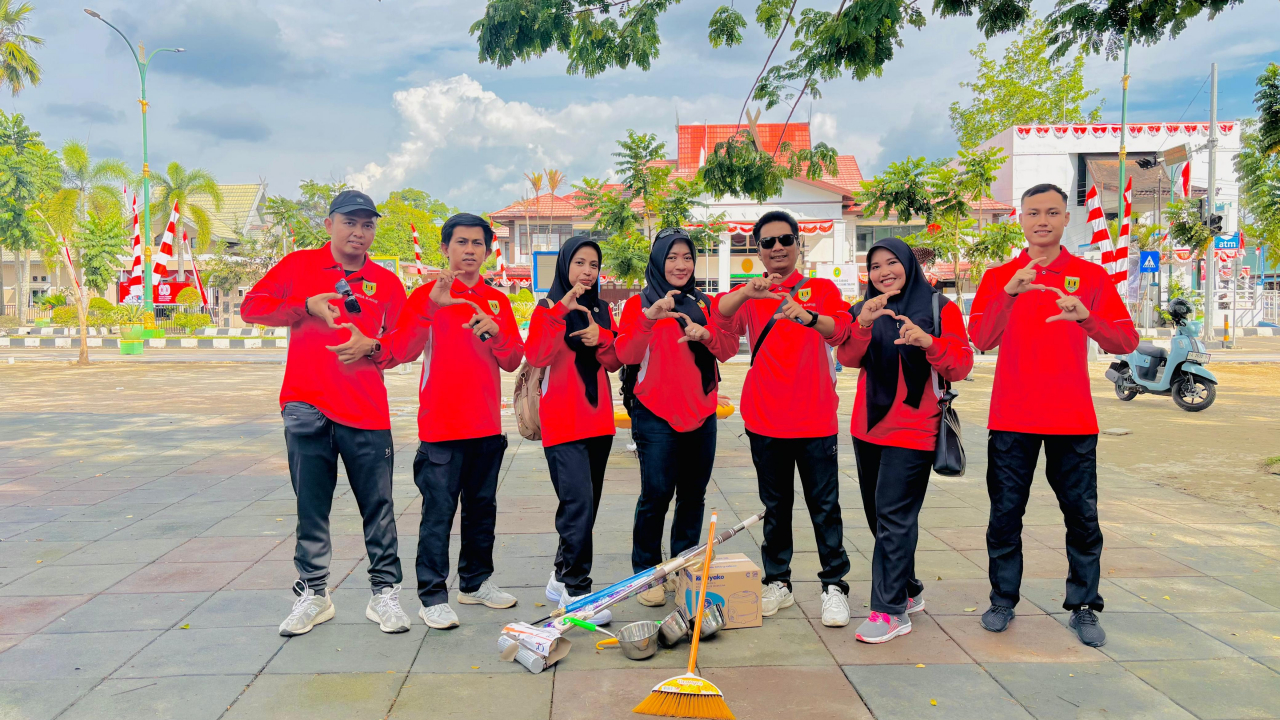 Pemdes Kapar Napak Tilas di Taman Tanjung Mengenang Jasa Pahlawan Kemerdekaan