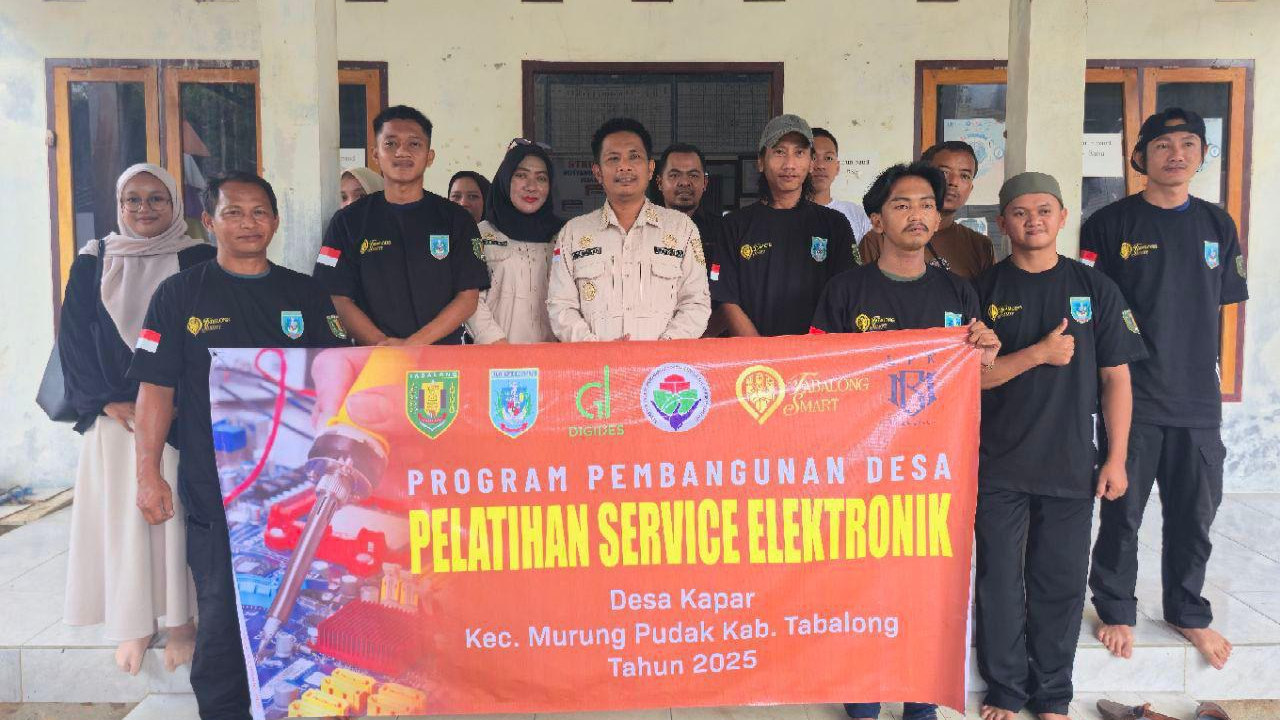 Pemdes Kapar Gelar Pelatihan Servis Elektronik, Dukung Program 15.000 Tenaga Terampil Bupati Tabalong