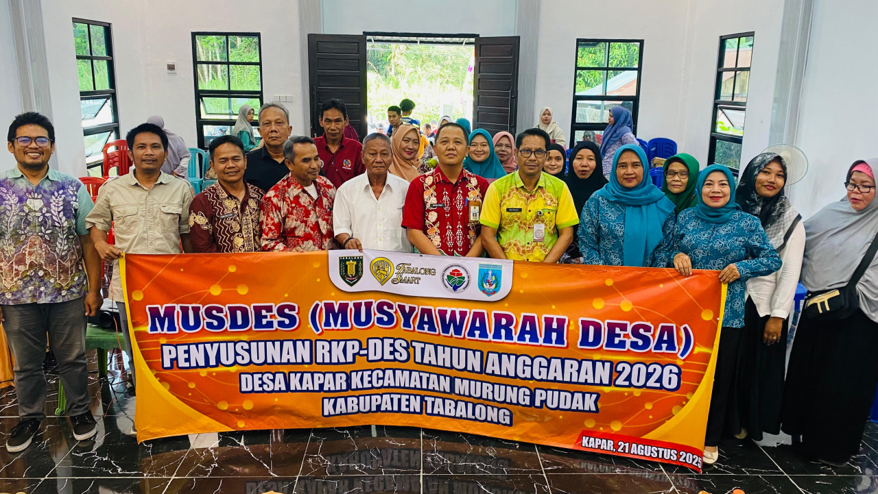 Musyawarah Desa Kapar Menyusun RKPDes 2026 Untuk Mewujudkan Tabalong SMART