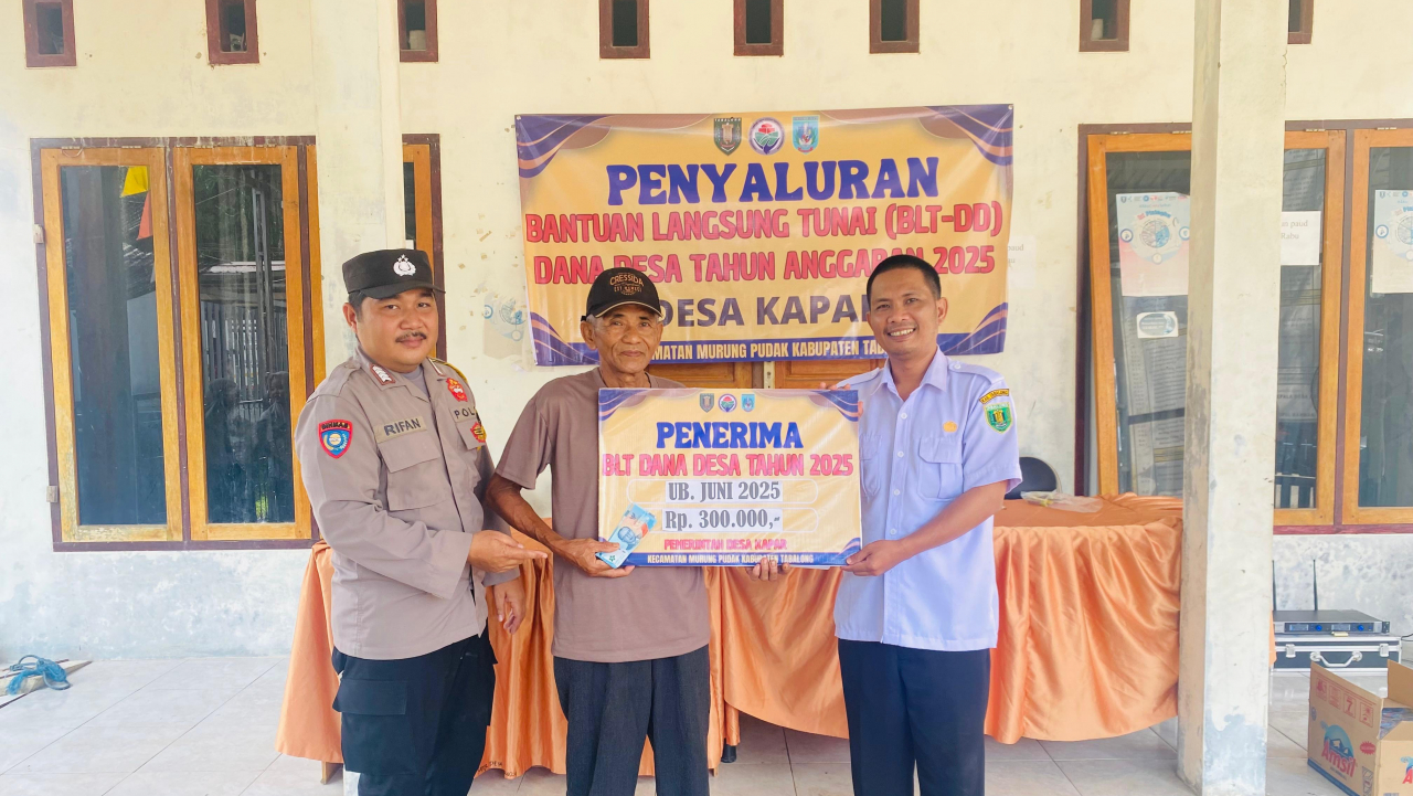 Penyaluran BLT-DD Bulan Juni 2025 di Desa Kapar