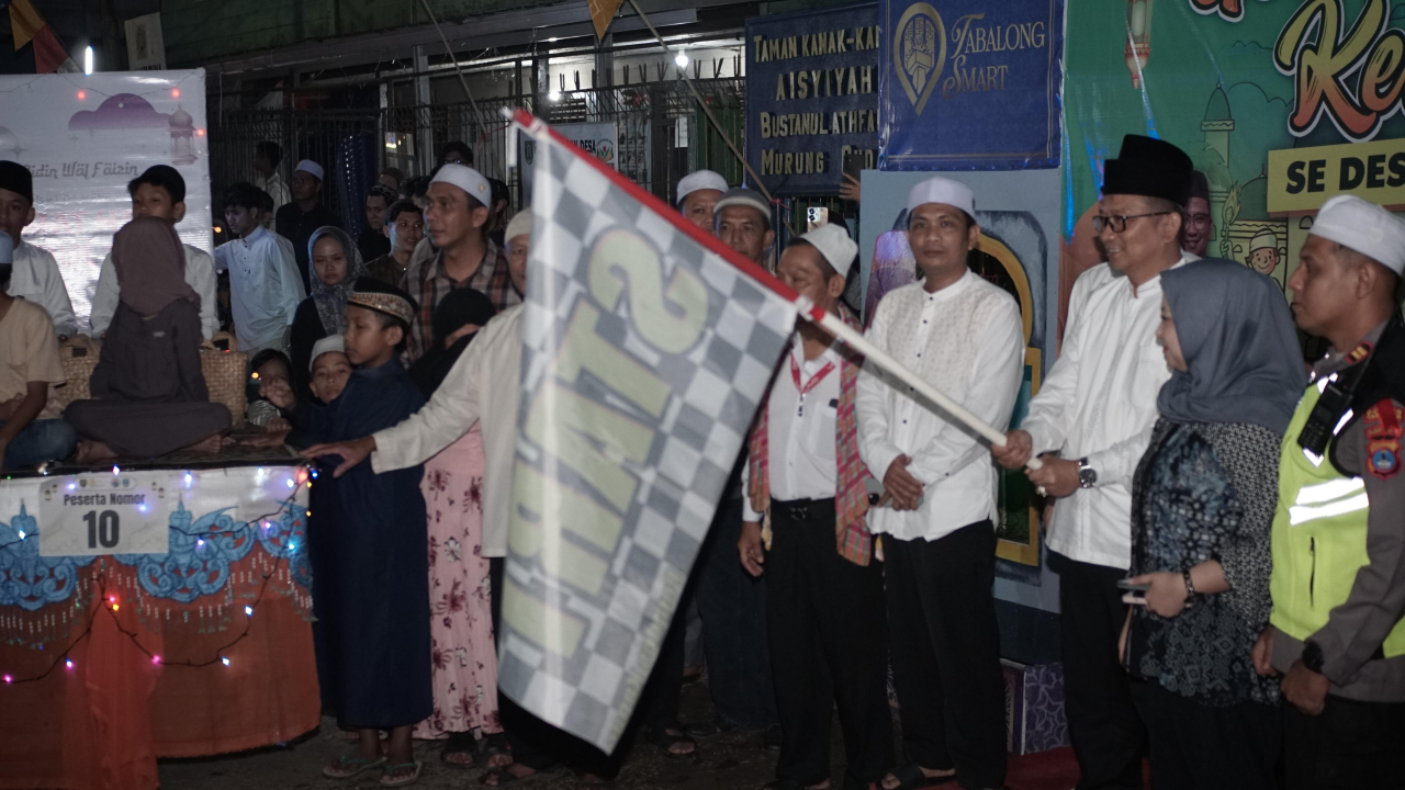 Bupati Tabalong Buka Gema Takbir Keliling di Desa Kapar