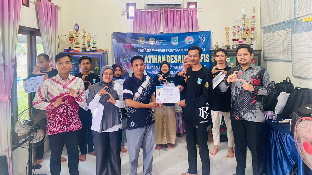 Pelatihan Desain Grafis Desa Kapar Dukung Program Prioritas Bupati Tabalong Cetak 15 Ribu Tenaga Terampil