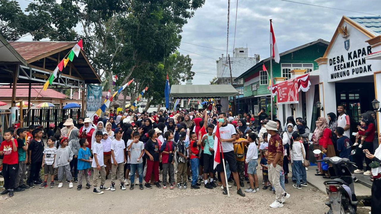 Karang Taruna Mengadakan Jalan Santai Dalam Rangka Memeriahkan Hut-RI Ke 79