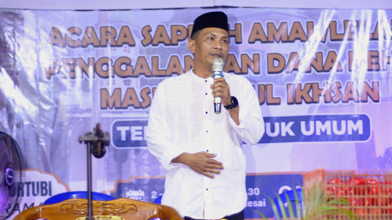 Kepala Desa Kapar Membuka Acara Pekan Amal Masjid Darul Ikhsan Rt.13 Kapar Hulu