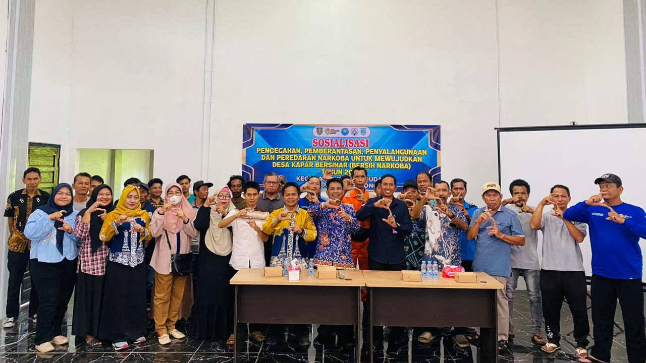 BNN Tabalong Hadir Dalam Sosialisasi P4GN Dalam Mewujudkan Desa Kapar Bersinar (Bersih Narkoba)