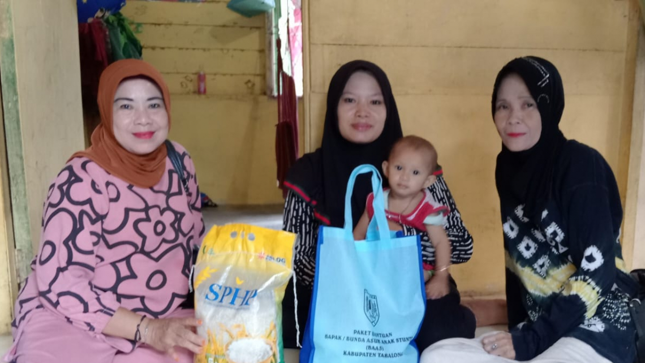 BANTUAN UNTUK ANAK STUNTING DESA KAPAR TAHUN 2023