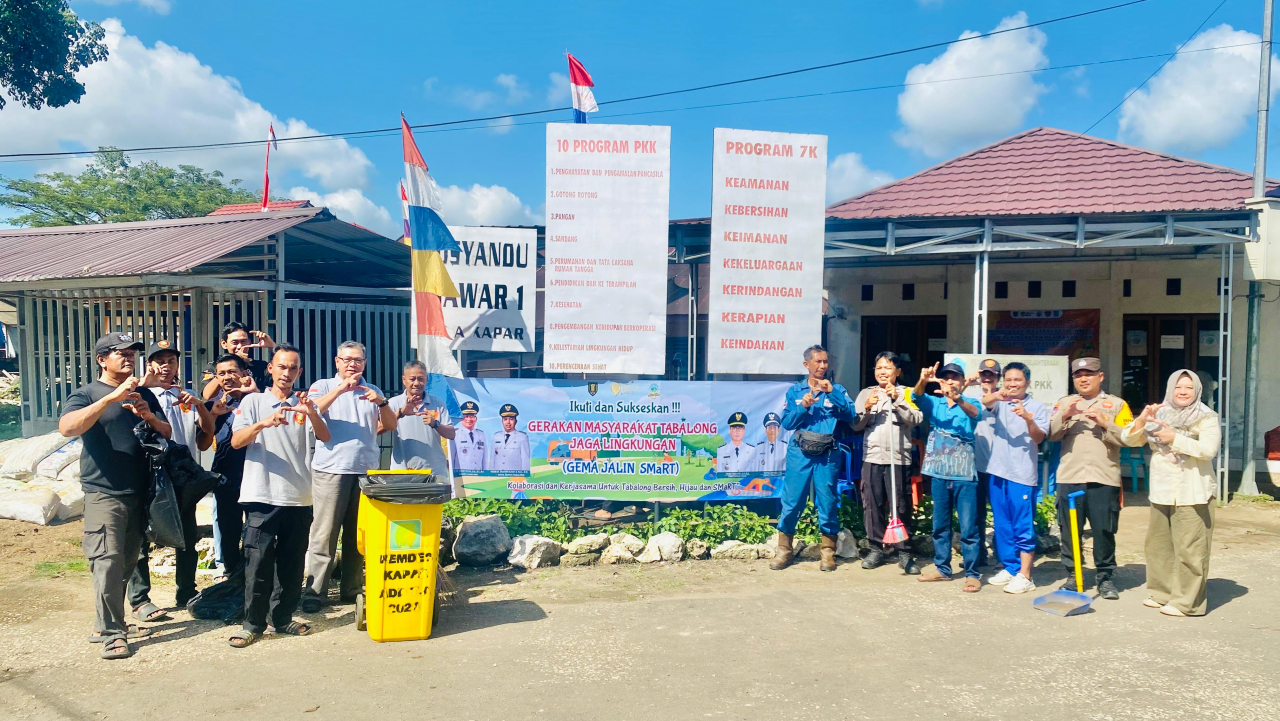 Desa Kapar Gelar Pelaksanaan Gema Jalin Smart (Jumat Bersih) Dalam Rangka Peringatan Hari Lingkungan Hidup Sedunia