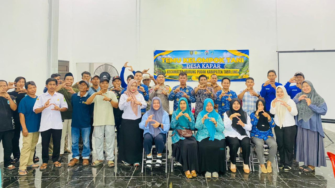 Temu Kelompok Tani Desa Kapar Perkuat Silaturahmi dan Komitmen Meningkatkan Ketahanan Pangan