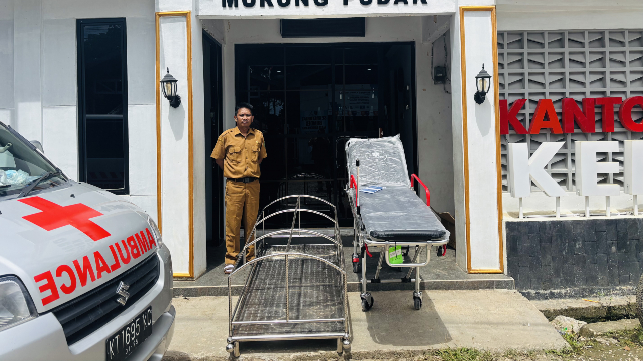 Pengadaan alat Tandu & Keranda Desa Kapar