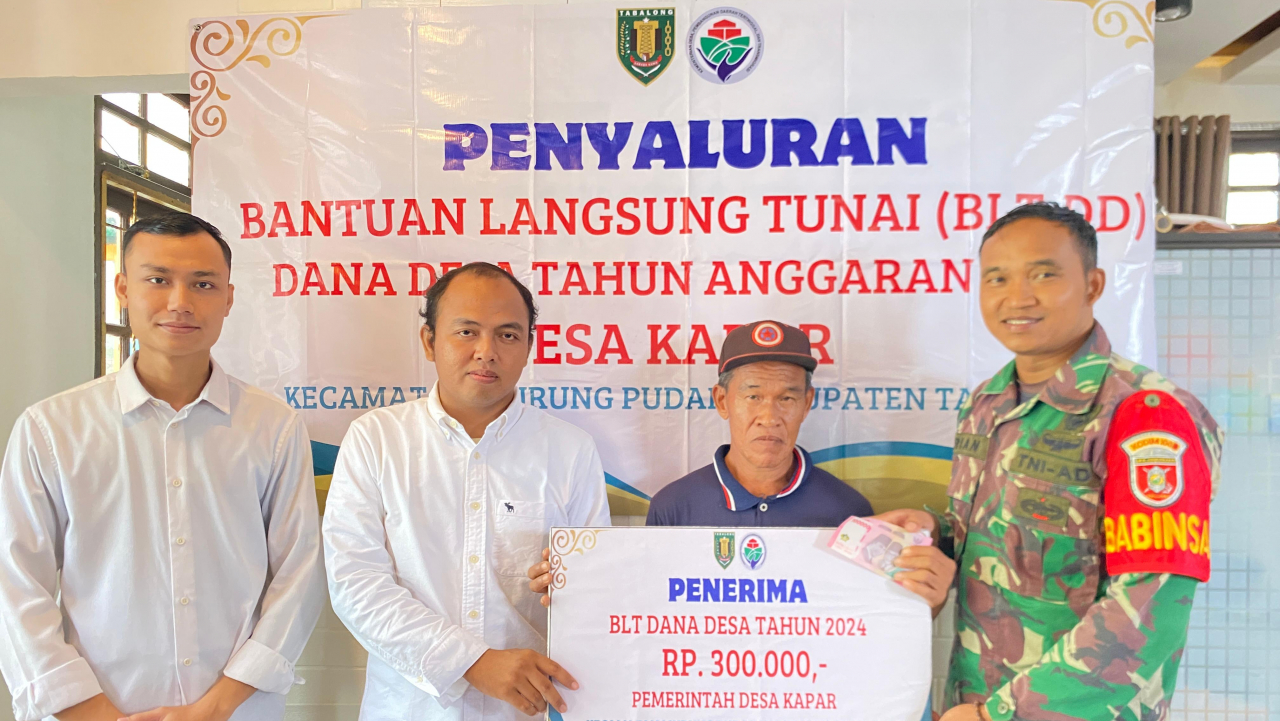 Pemerintah Desa Kapar Menyalurkan Bantuan Langsung Tunai Bulan September