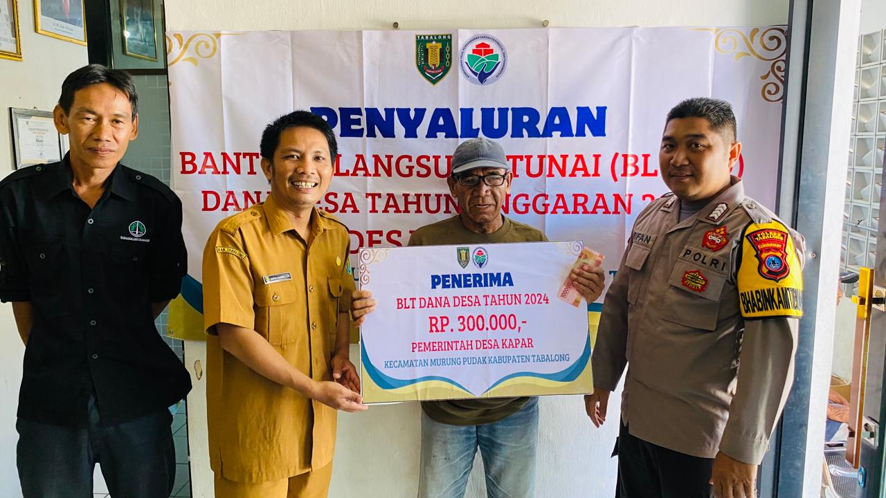 PENYALURAN BANTUAN LANGSUNG TUNAI DANA DESA BULAN MEI 2024