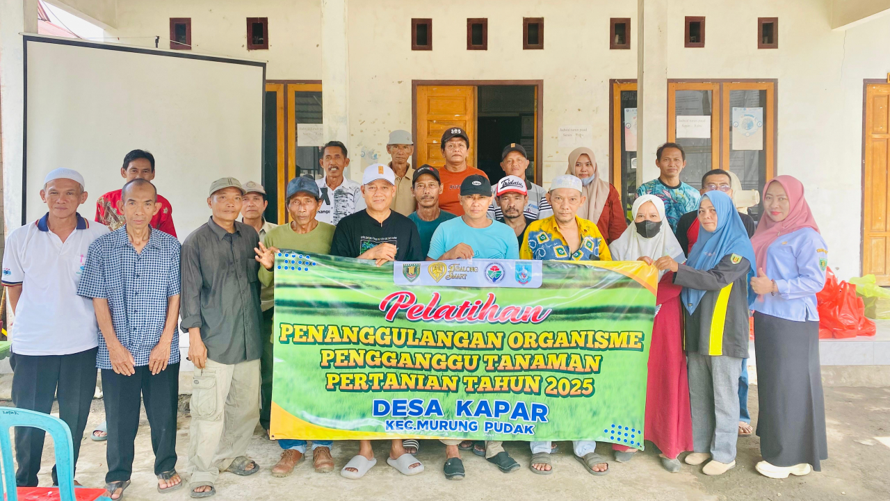 Pelatihan Pengendalian Organisme Pengganggu Tanaman Pertanian di Desa Kapar Untuk Tingkatkan Produktivitas dan Kesejahteraan Petani