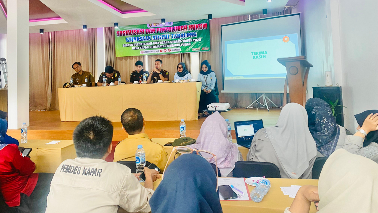 Peningkatan Kapasitas Hukum Aparatur Desa Kapar Melalui Sosialisasi dan Penyuluhan Hukum Kejaksaan Negeri Tabalong