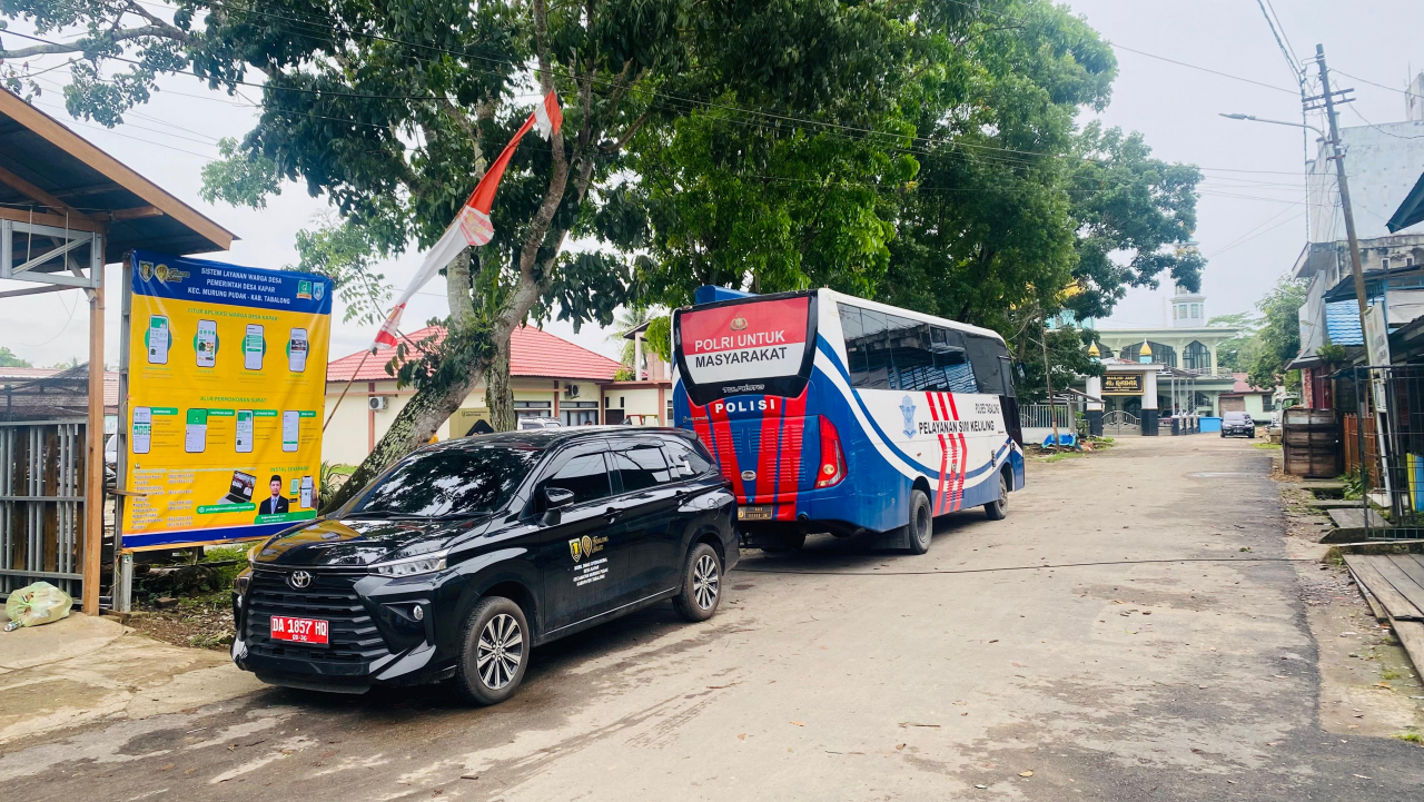 SIM Keliling Polres Tabalong Hadir di Desa Kapar
