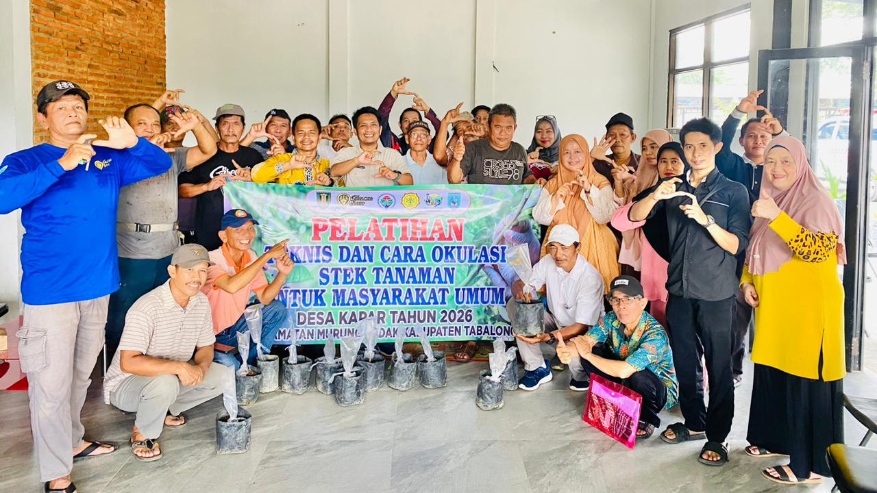 Pemdes Kapar Gelar Pelatihan Okulasi dan Stek Tanaman, Dorong Ketahanan Pangan Desa