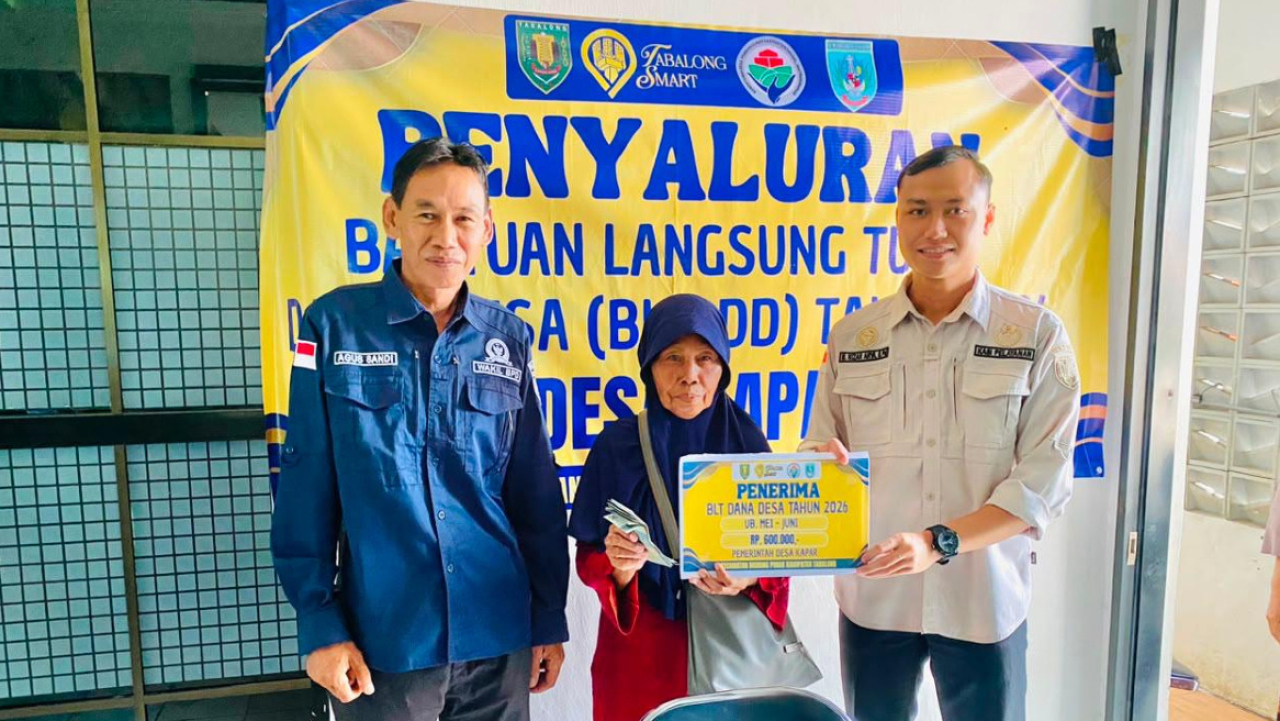 Pemerintah Desa Kapar Salurkan BLT Dana Desa Bulan Juni 2026 kepada Keluarga Penerima Manfaat