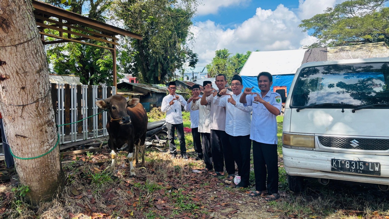 Pemdes Kapar Terima Bantuan Sapi dari Bupati Tabalong