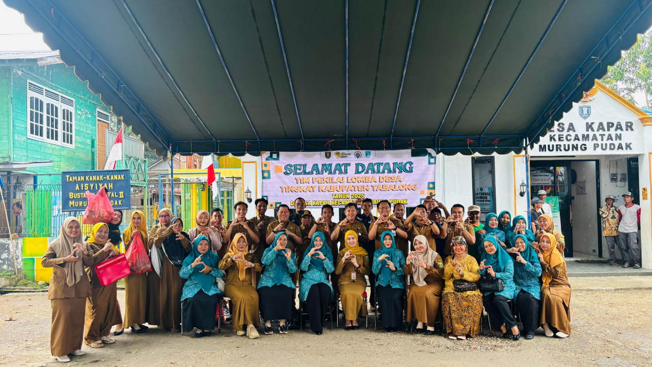Desa Kapar Masuk 3 Besar Dalam Lomba Desa Tingkat Kabupaten Tabalong Tahun 2025