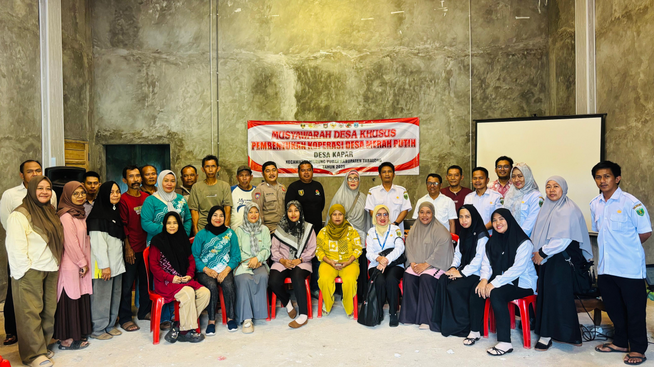 Koperasi Desa Merah Putih Kapar Resmi Dibentuk Melalui Musyawarah Desa Khusus Tahun 2025