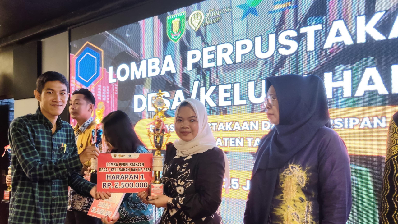 Juara Harapan 1 Lomba Perpustakaan dan Kearsipan