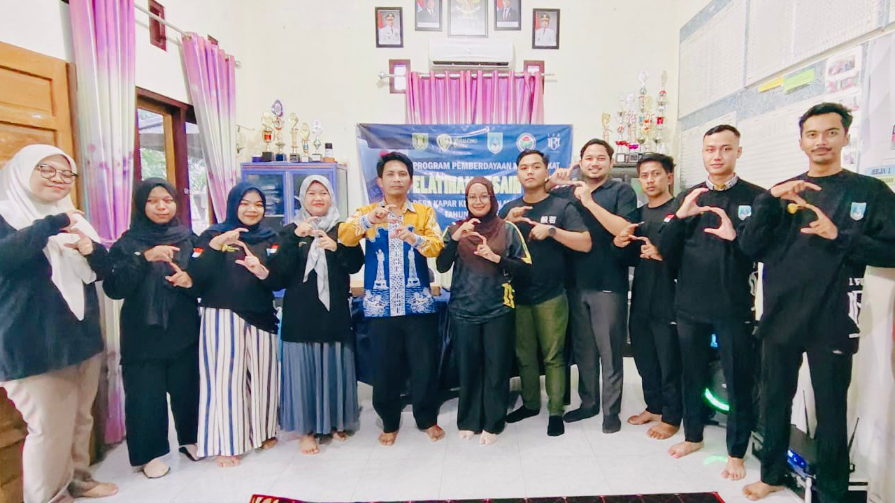 Pelatihan Desain Grafis Desa Kapar Sukseskan Program Prioritas Bupati Tabalong