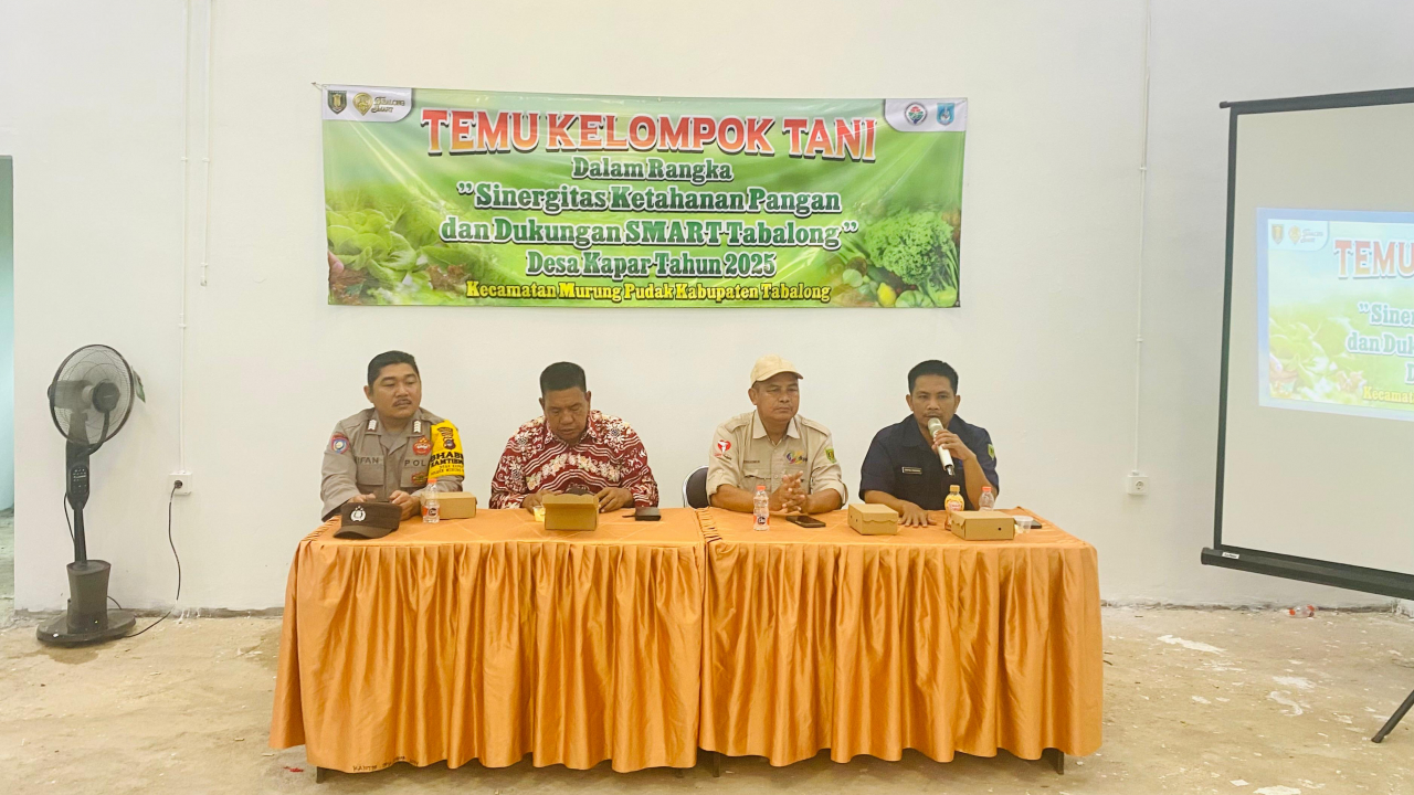 Temu Kelompok Tani Desa Kapar Dalam Rangka Sinergi Menuju Ketahanan Pangan dan Dukungan SMART Tabalong 2025