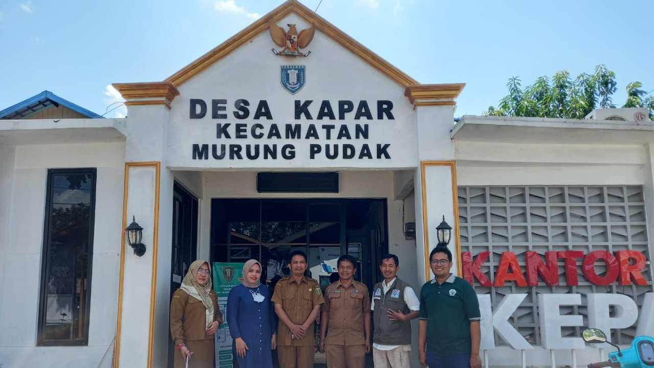 Kunjungan Bank BRI Cabang Murung Pudak Untuk Mengikuti Lomba Desa BRILIAN Bersama BPD Kapar Dan Pendamping Desa Kapar Kec.Murung Pudak Kab.. Tabalong