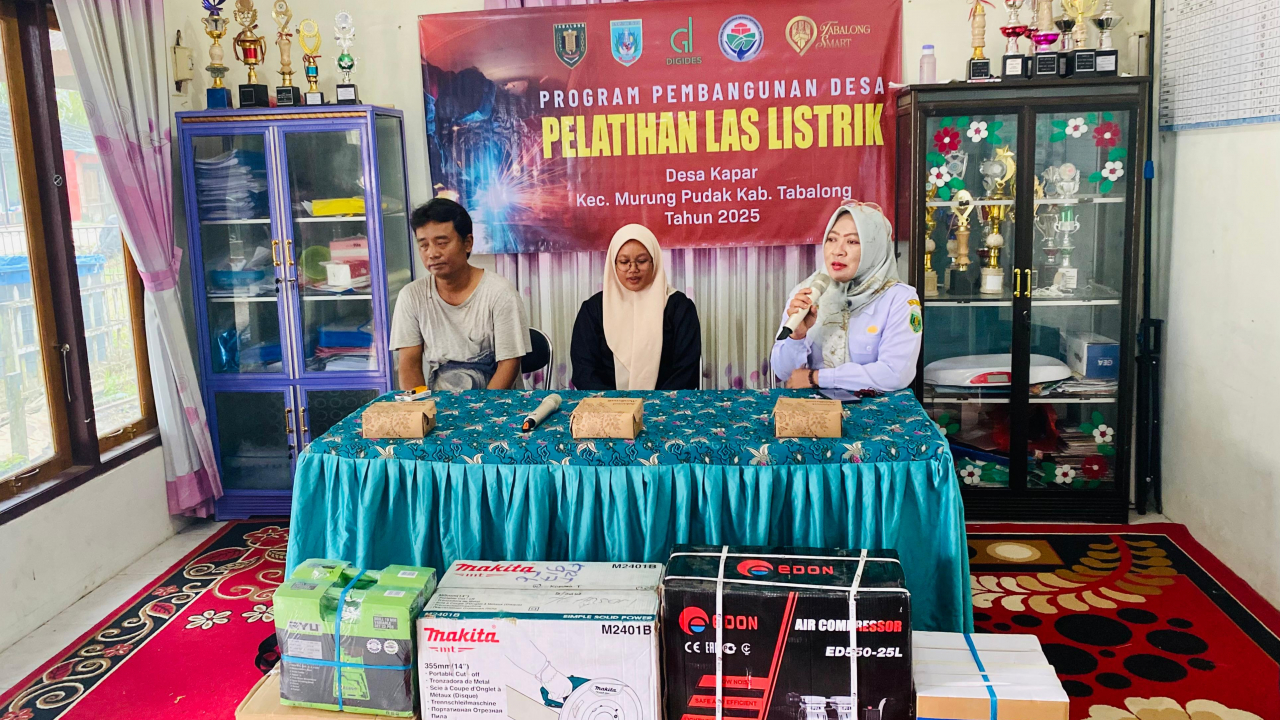 Desa Kapar Laksanakan Pelatihan Las Listrik Untuk Tingkatkan Keterampilan Warga