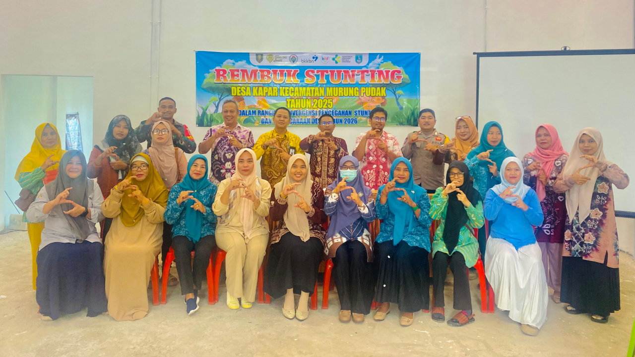 Rembuk Stunting Desa Kapar Tahun 2025 Dalam Rangka Konvergensi Penurunan Stunting dan Perencanaan Desa Tahun 2026