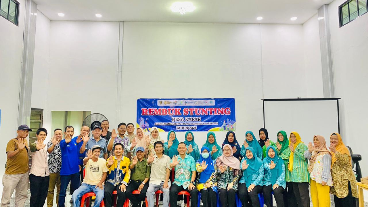 Desa Kapar Gelar Rembuk Stunting 2026 dan Penandatanganan Komitmen Bersama Penurunan Stunting