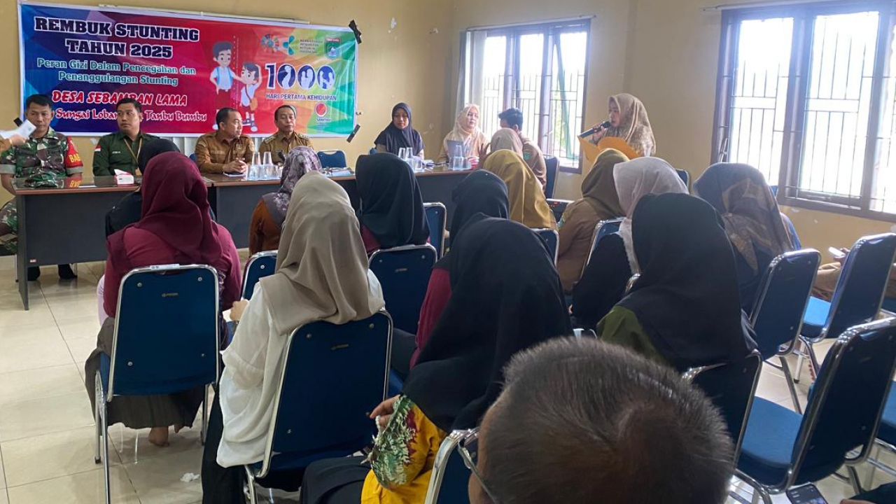 Rembuk Stunting Desa Sebamban Lama untuk Pencegahan dan Penurunan Stunting