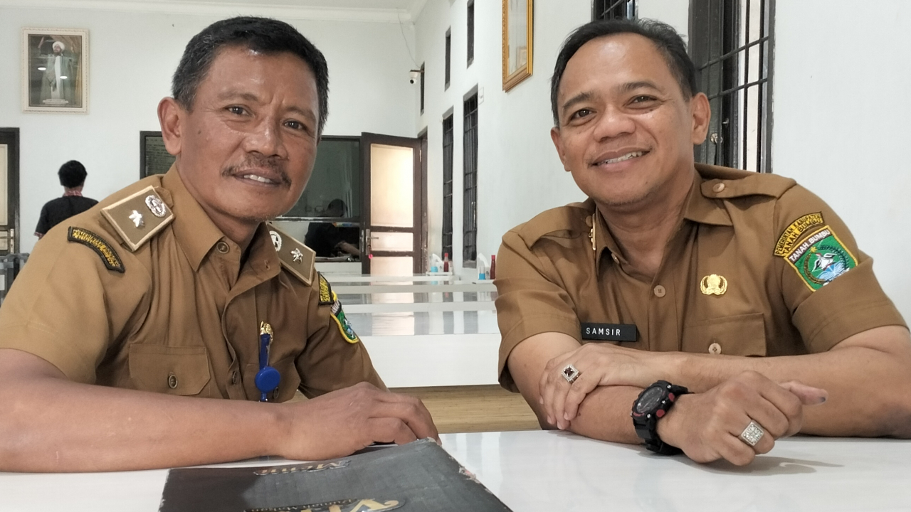 Koordinasi dengan kepala dinas DPMD