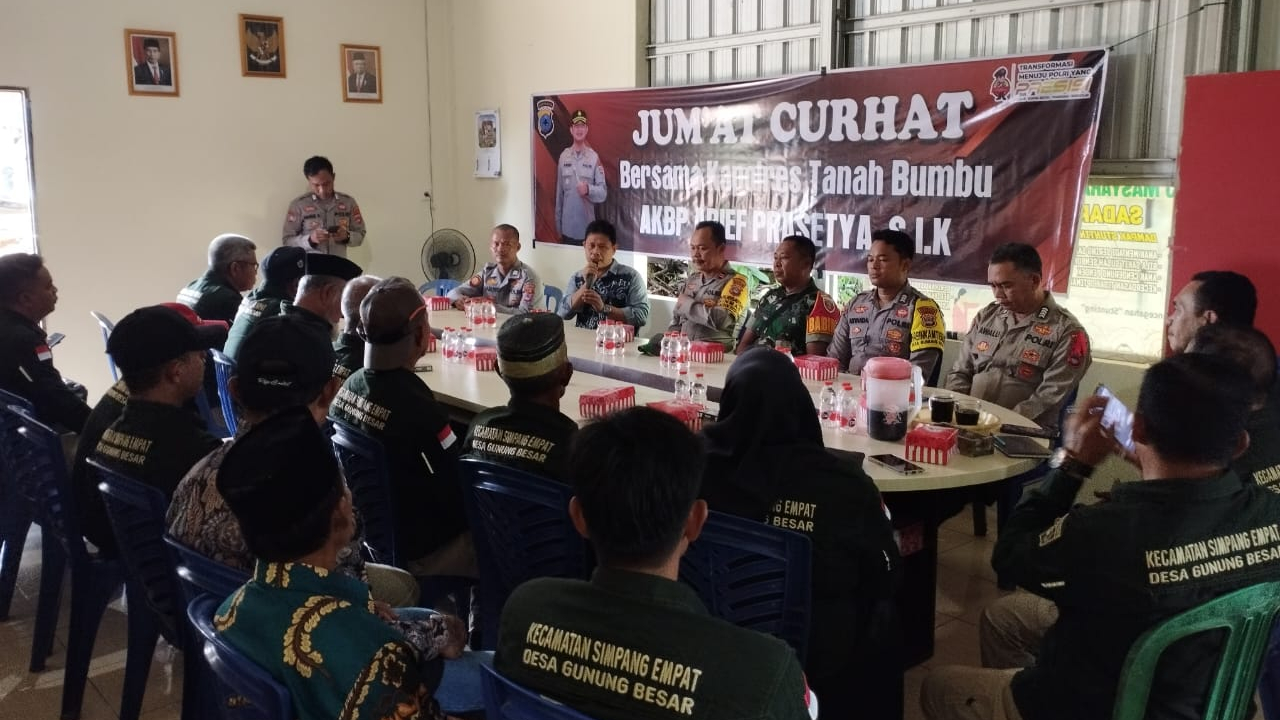 JUM'AT CURHAT BERSAMA POLRES TANAH BUMBU